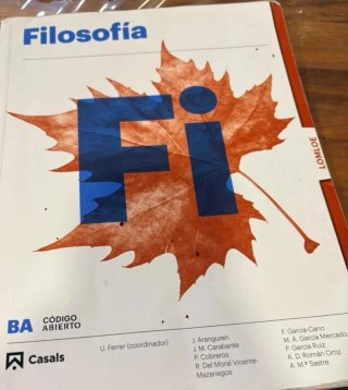 Libro Filosofía 1 Bachillerato
