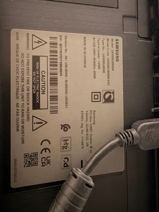 Samsung TV 65” BU6500KXXC UltraSlim
