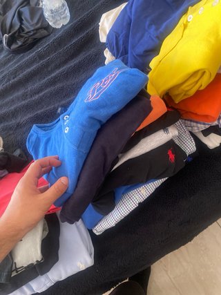 Conjunto di abbigliamento Polo Ralph Lauren Blu e Giallo