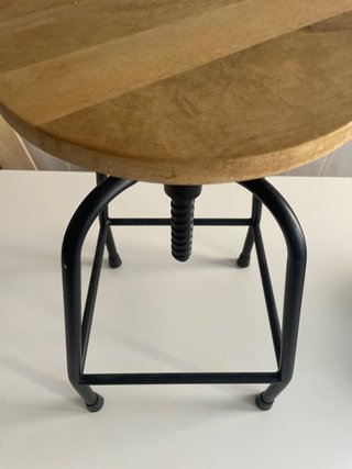 Banqueta Hierro y Madera