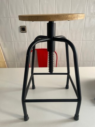 Banqueta Hierro y Madera