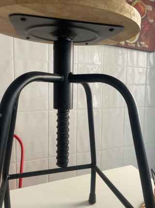 Banqueta Hierro y Madera