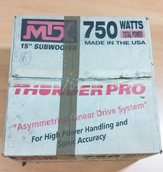 Subwoofer MTX Thunderpro 750W