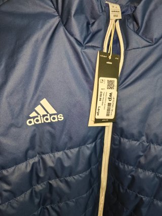 Chaqueta acolchada Adidas azul Talla L