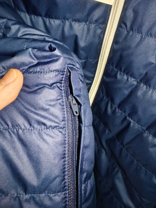 Chaqueta acolchada Adidas azul Talla L