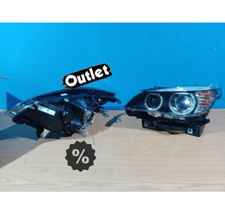 KJ FAROS XENON BMW E60 E61 03-04 OJOS ANGEL CCFL D2S FONDO N