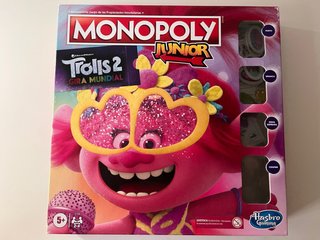 Monopoly Junior Trolls 2 Gira Mundial Juego Mesa