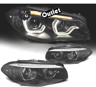 KJ FAROS BMW F10 F11 10-13 XENON AFS OJOS ANGEL 3D LED DRL D