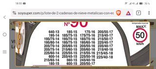 Cadenas para nieve RD-9 (9mm)