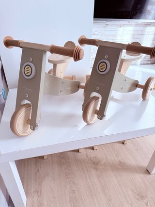 45€ unidadTriciclo madera Little Dutch verde oliva