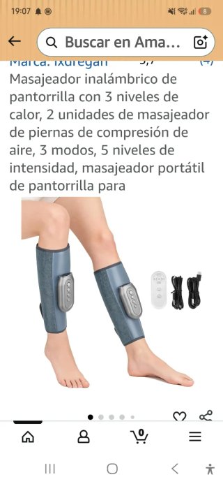 Masajeador Inalámbrico con Mando