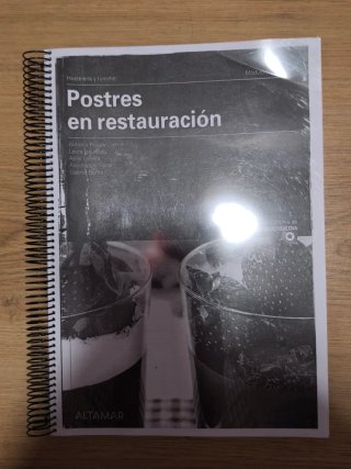 Libro de grado medio cocina y gastronomía