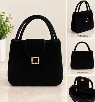 Bolso de fiesta negro pequeño