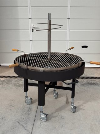 Barbacoa Redonda con parrilla inox