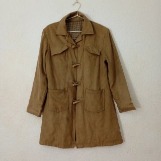 Chaqueta Trenca Ante Camel Talla M