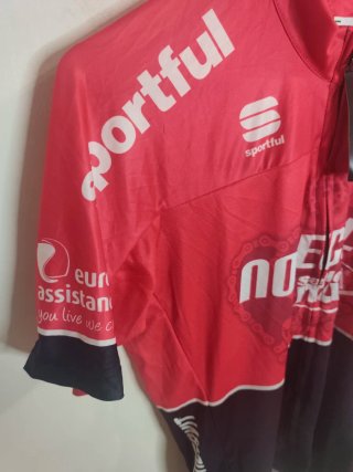 Maglia Ciclismo Sportful Rossa e Nera Taglia L