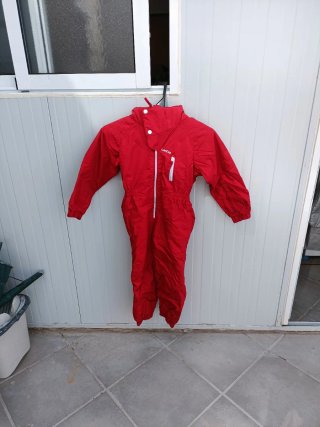 Mono de esquí para niño rojo