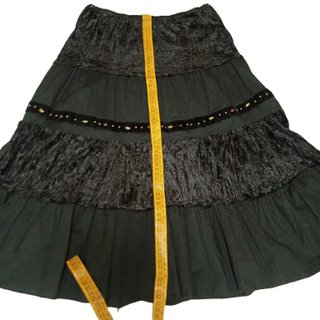 Gonna Vintage Bohemia Nera