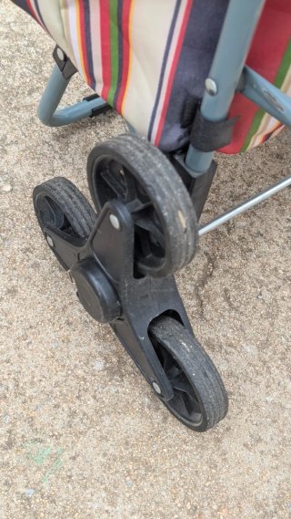 Carrito de la compra con silla