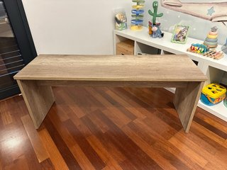 Banco de madera para mesa comedor