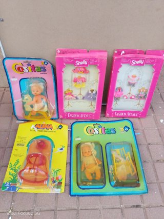Lote Juguetes Antiguos Shelly Cositas Años 70-80