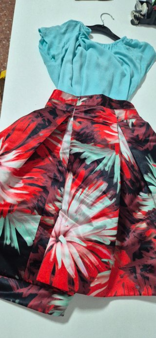 Camisa-falda niña para ocasion especial T 11-12 a