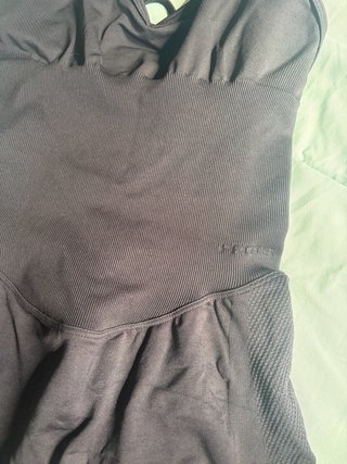 Mono corto Musefit negro talla L