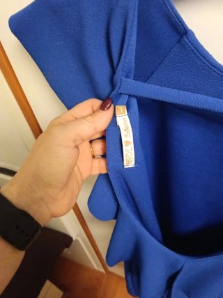 Vestido azul talla L