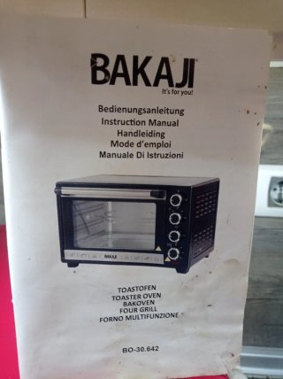 Horno sobremesa rojo 1 año con aire