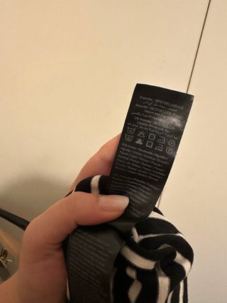 Vestito Vero Moda righe nero/bianco XS