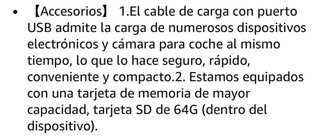 Cámara Dashcam Coche 2K QHD + Tarjeta 64GB - Nueva