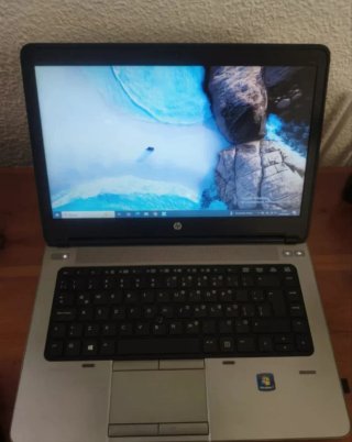 Ordenador HP Plata y Negro