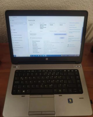 Ordenador HP Plata y Negro
