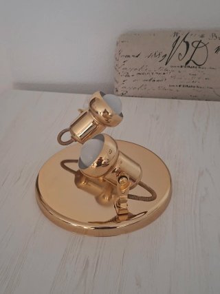 Foco dorado para bombilla E-27  LED