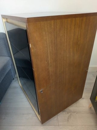 Cajonera Madera y negro