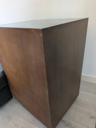 Cajonera Madera y negro