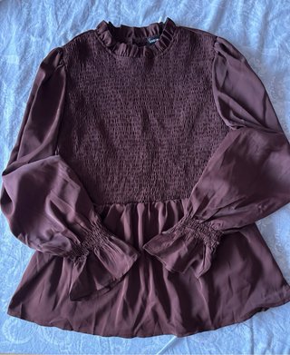 Blusa nido de abeja