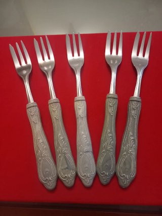 Set 5 forchette vintage per dolci