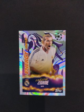 Carta Fútbol Zidane Energy Legend Topps