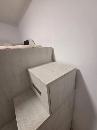 Litera madera 115x200 con cajonera