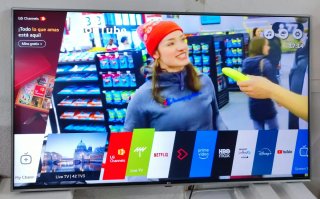 TELEVISION SMART.TV LG DE 49" TE LA PUEDO LLEVAR.