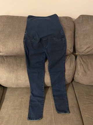 Jeans premaman blu