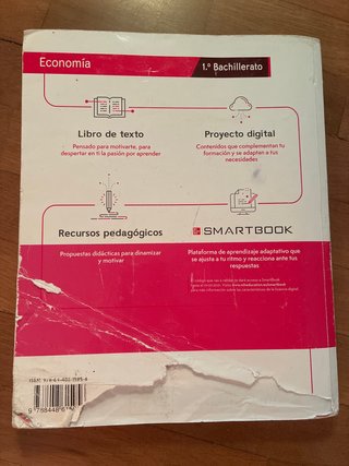Economía 1o Bachillerato : Smartbook