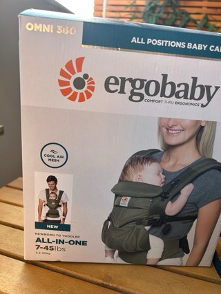 Fasciatoio Ergobaby Omni 360 Cool Air Mesh