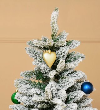 Árbol de Navidad Nevado 210 cm