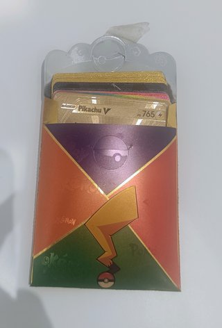 Lote 22 Cartas Pokémon Gold Rainbow + Metálica