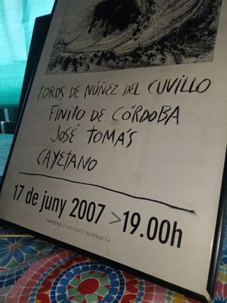 Cartel Taurino Monumental Barcelona 2007