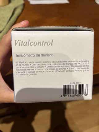 Tensiometro de muñeca