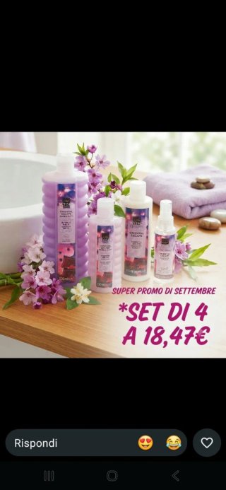 Set 4 Avon Senses Oriental Escape