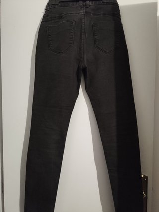 Pantalones rectos negros talla 36 - Buen estado